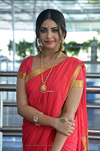 Varsha Viswanath at Gharana Mogude Movie Pooja Ceremony