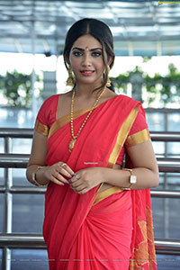 Varsha Viswanath at Gharana Mogude Movie Pooja Ceremony