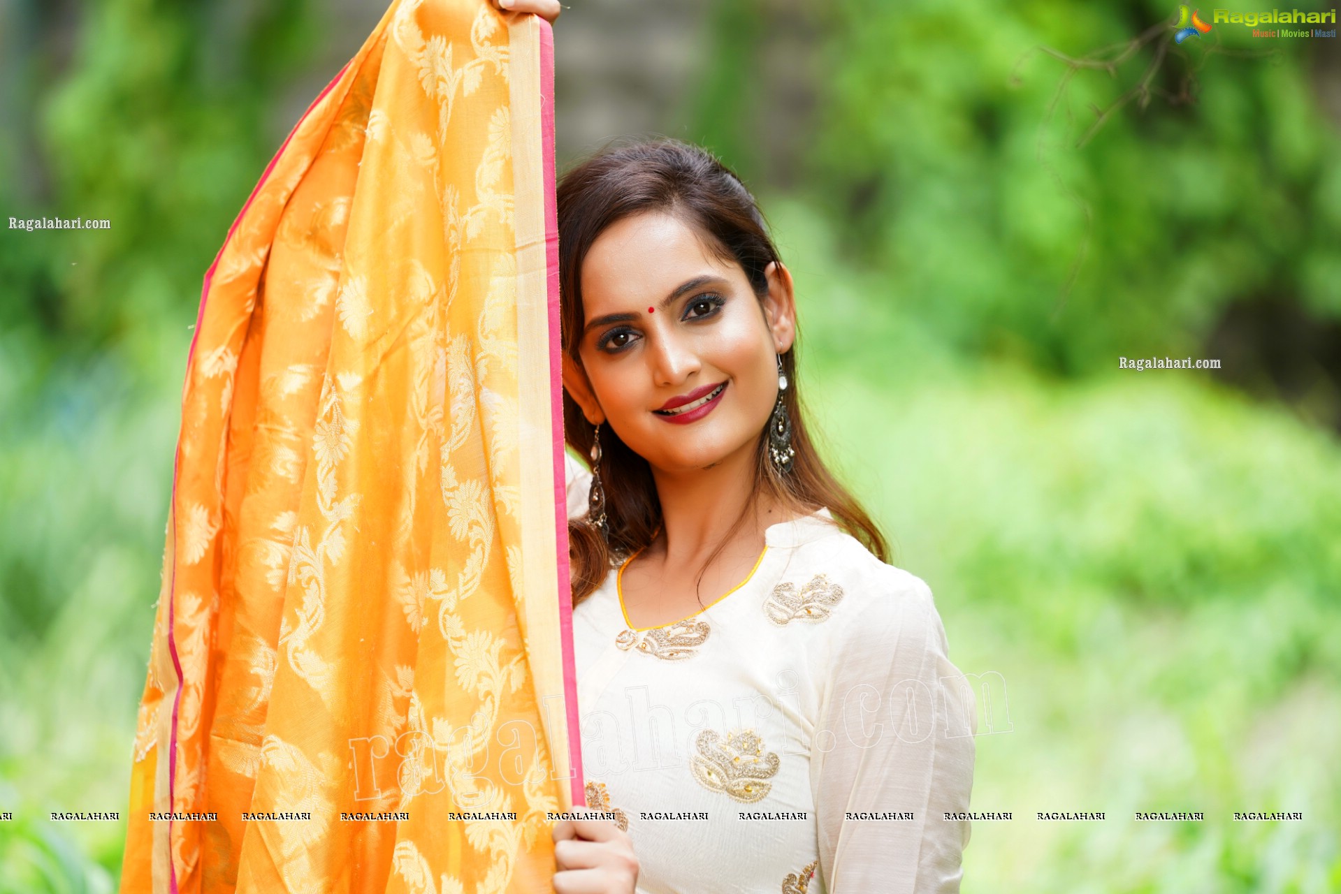 Dhriti Patel in Off White Churidar, Exclusive Photo Shoot