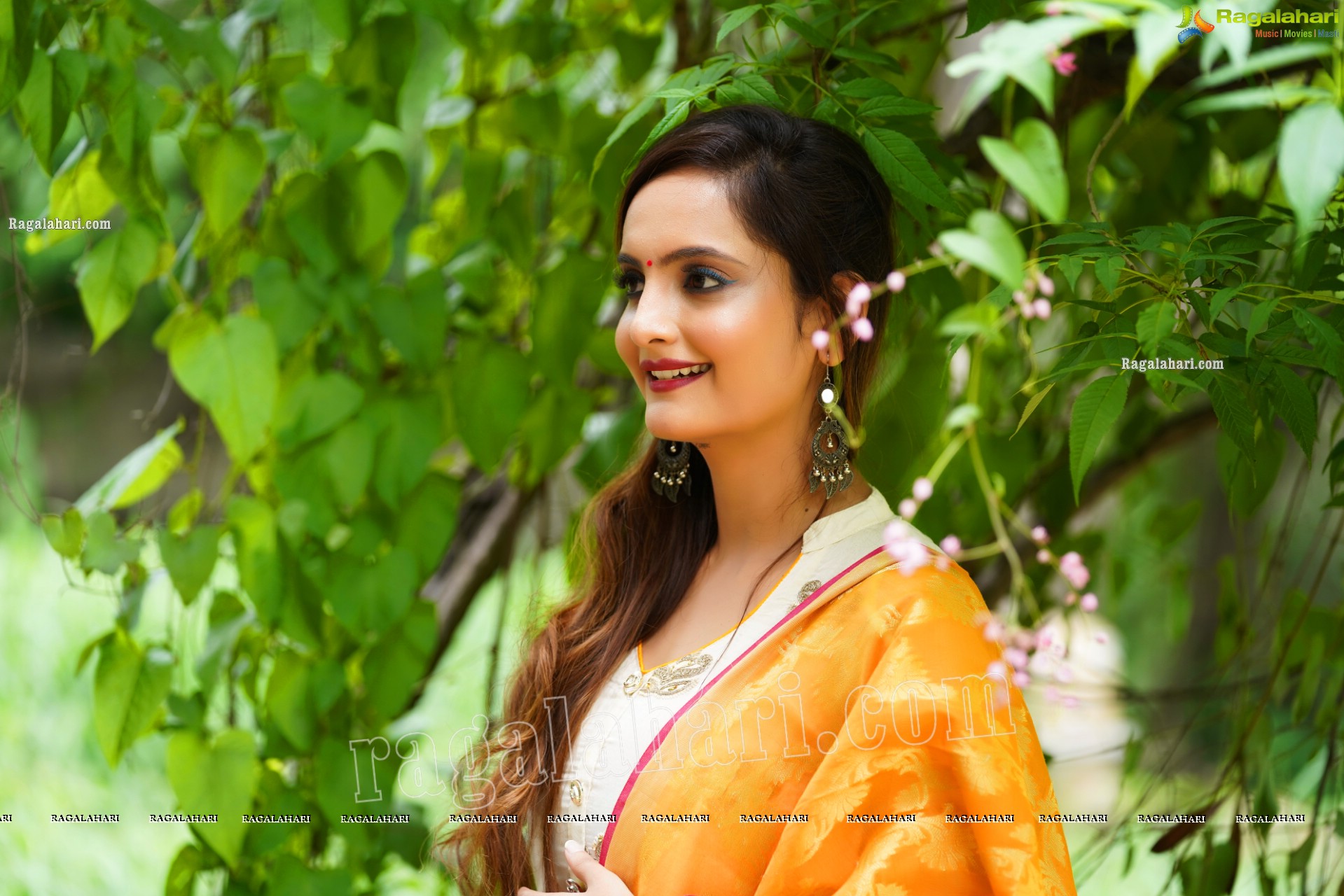 Dhriti Patel in Off White Churidar, Exclusive Photo Shoot