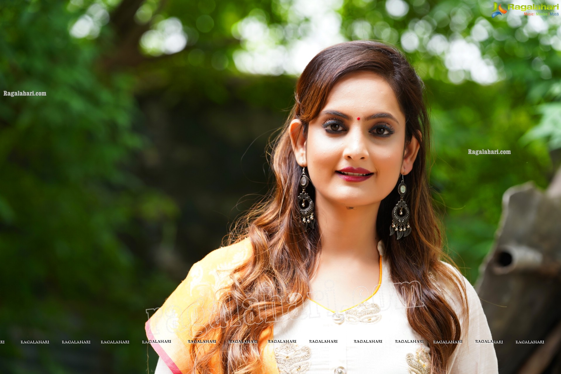 Dhriti Patel in Off White Churidar, Exclusive Photo Shoot