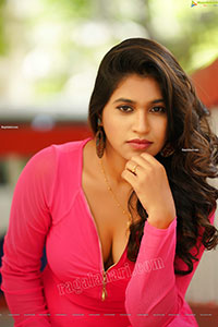 Honey Royal in Pink Mini Dress Exclusive Photoshoot