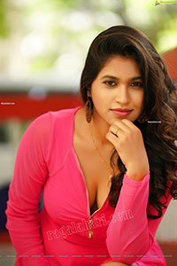 Honey Royal in Pink Mini Dress Exclusive Photoshoot