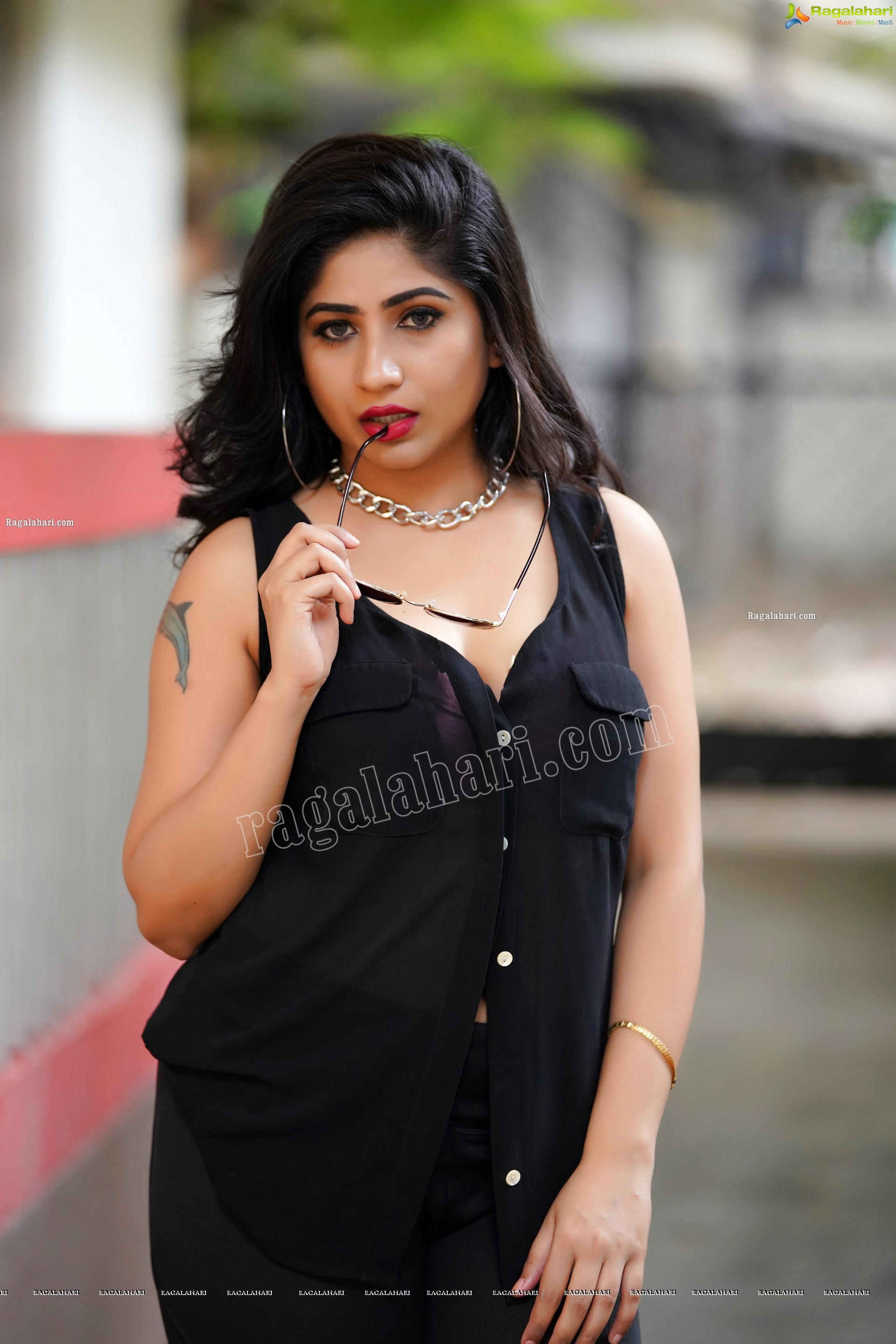 Madhulagna Das Latest Stills in Black Shirt, Exclusive Photoshoot