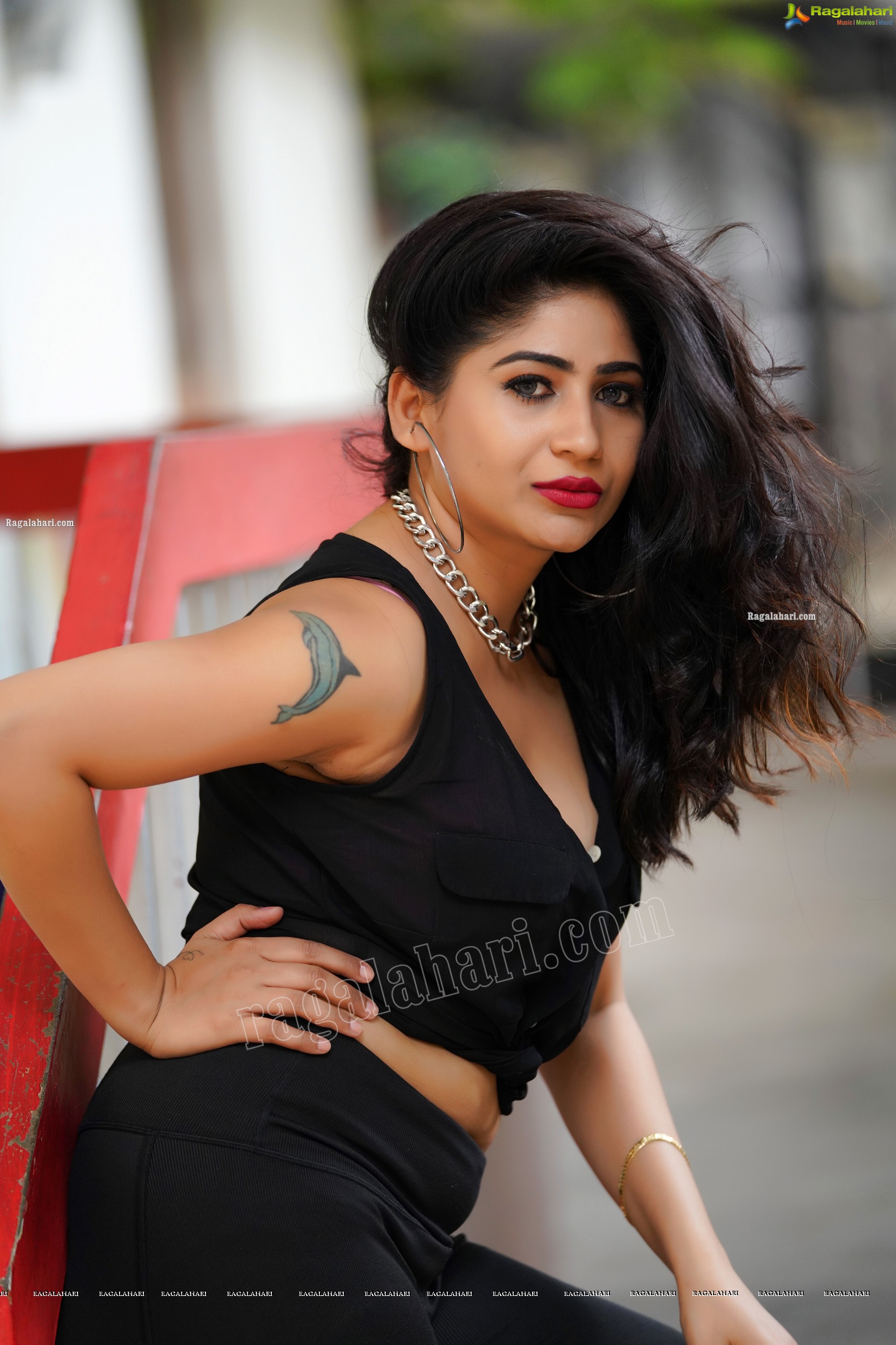 Madhulagna Das Latest Stills in Black Shirt, Exclusive Photoshoot