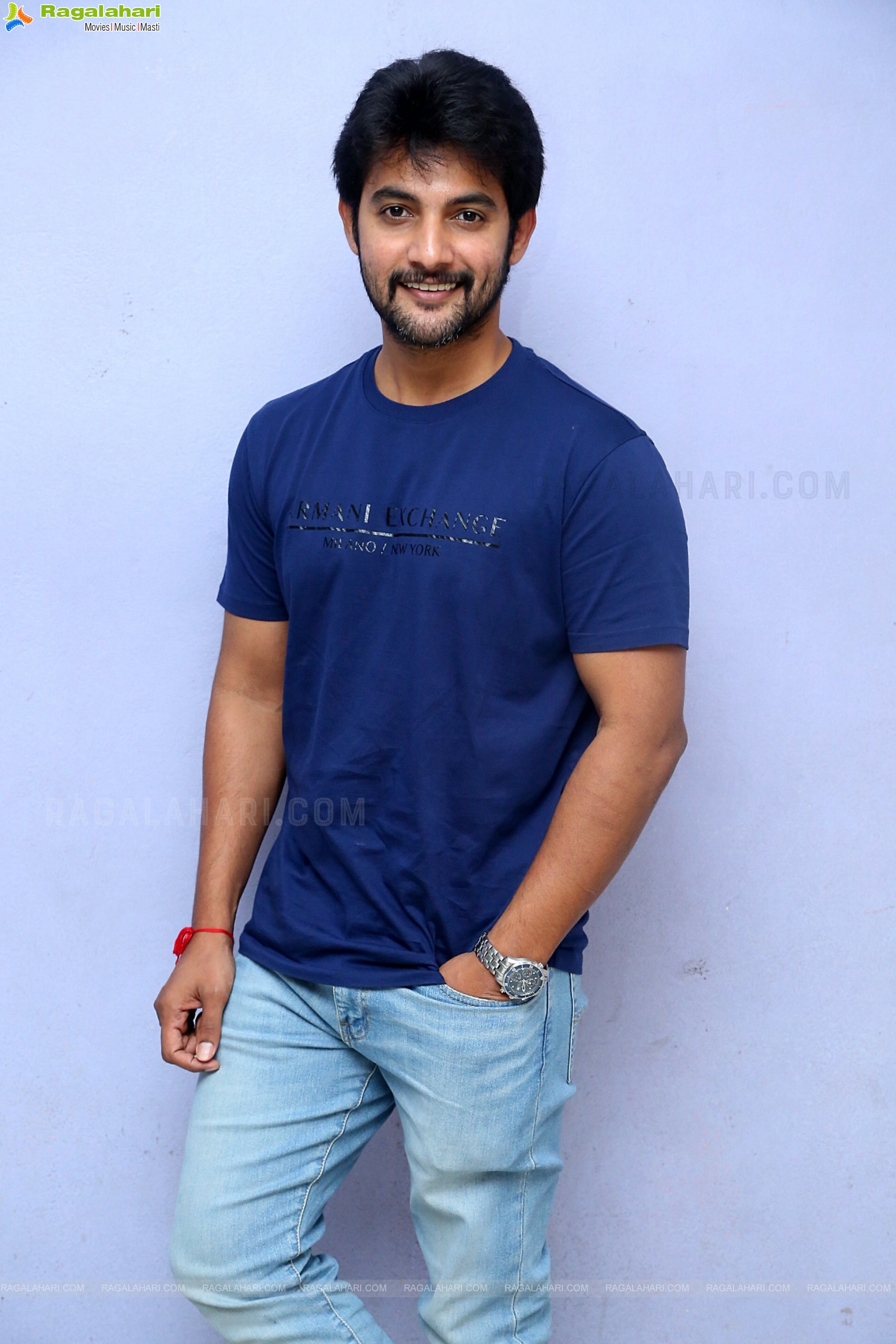 Aadi Saikumar Stills at Tees Maar Khan Movie Press Meet