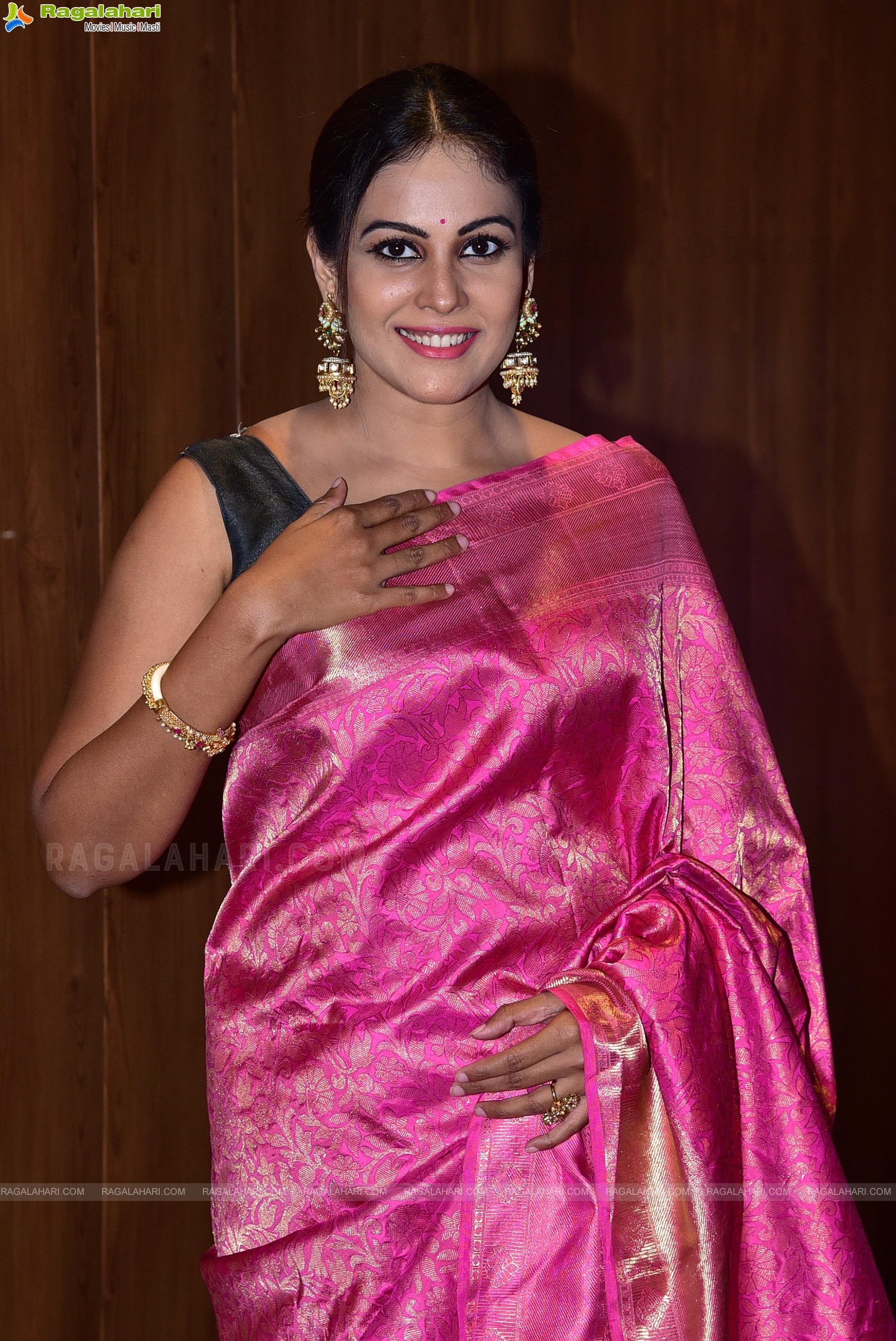 Chandini Tamilarasan at Bujji Ila Raa Movie Pre-release Event, HD Photo Gallery