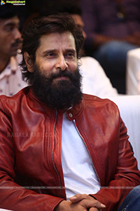 Chiyaan Vikram at Cobra Press Meet