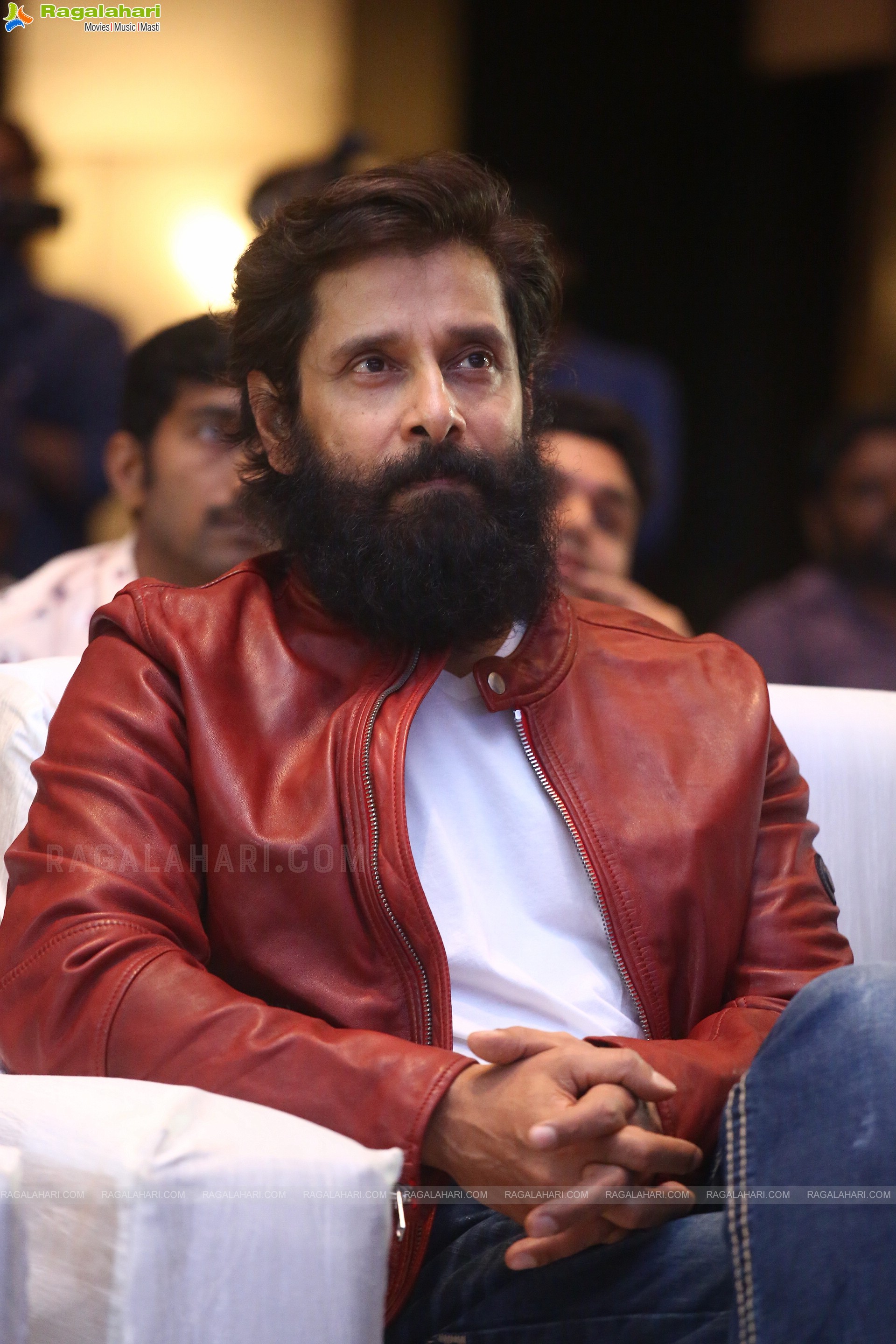 Chiyaan Vikram at Cobra Press Meet, HD Photo Gallery