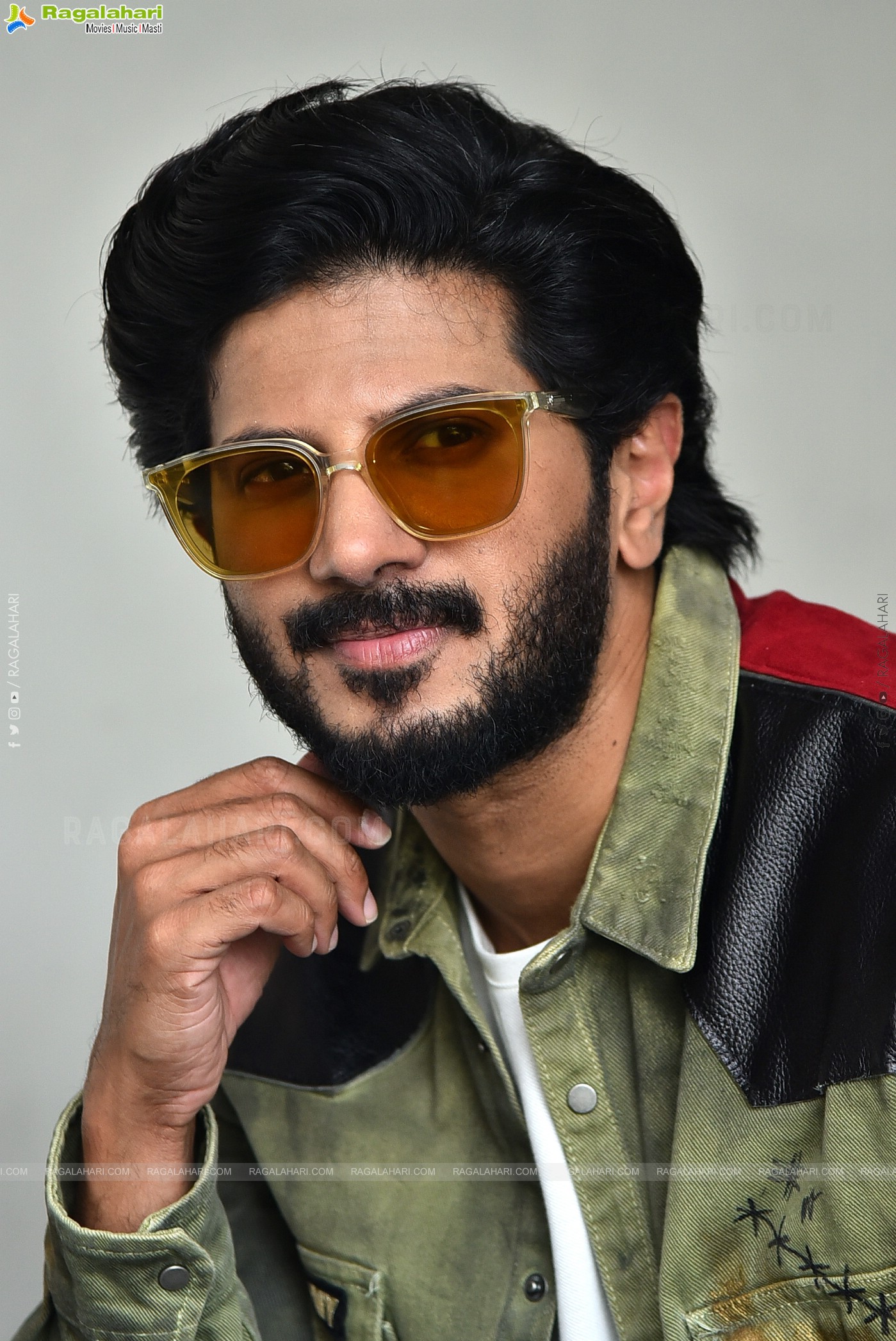 Dulquer Salmaan at Sita Ramam Interview, HD Photo Gallery