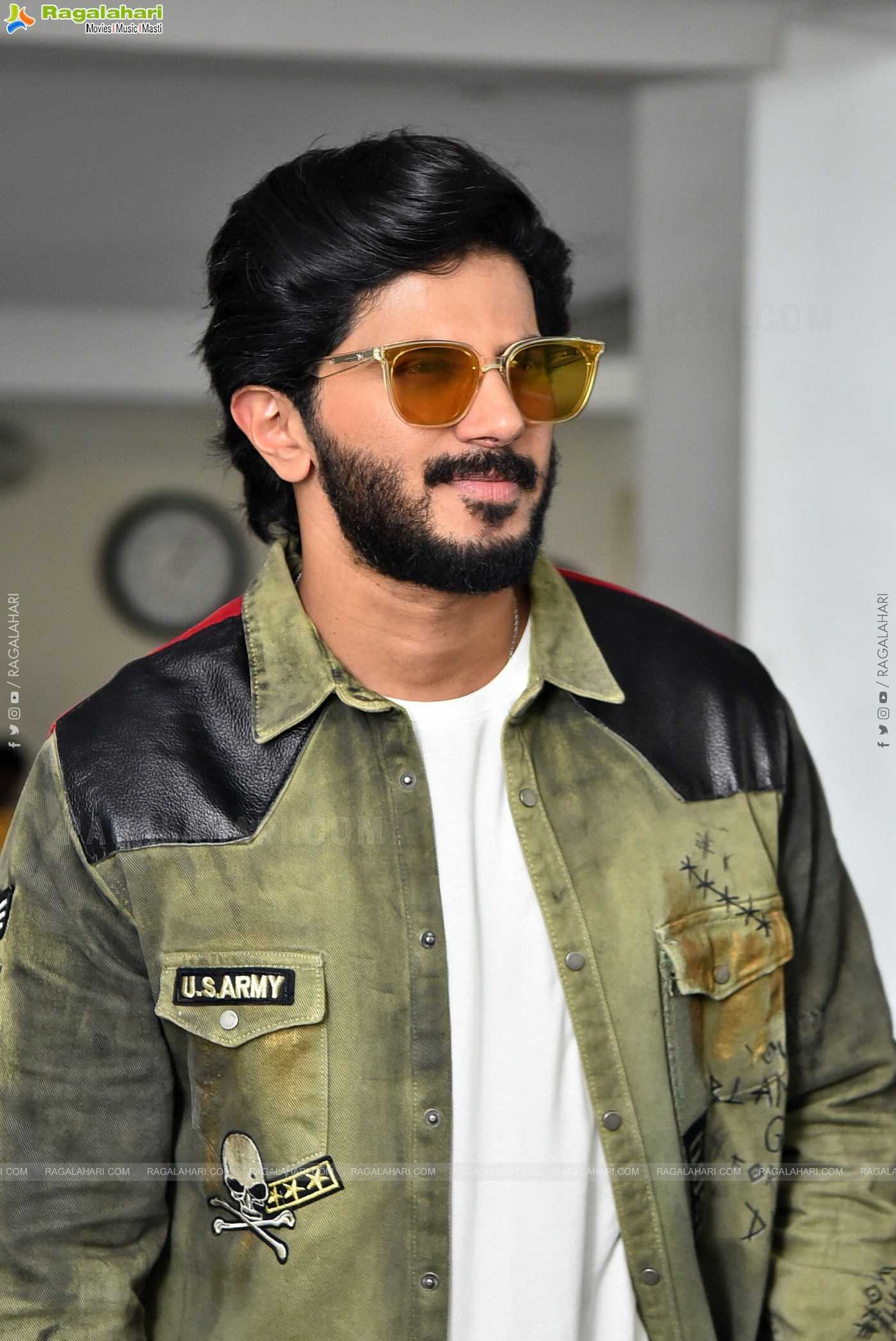 Dulquer Salmaan at Sita Ramam Interview, HD Photo Gallery