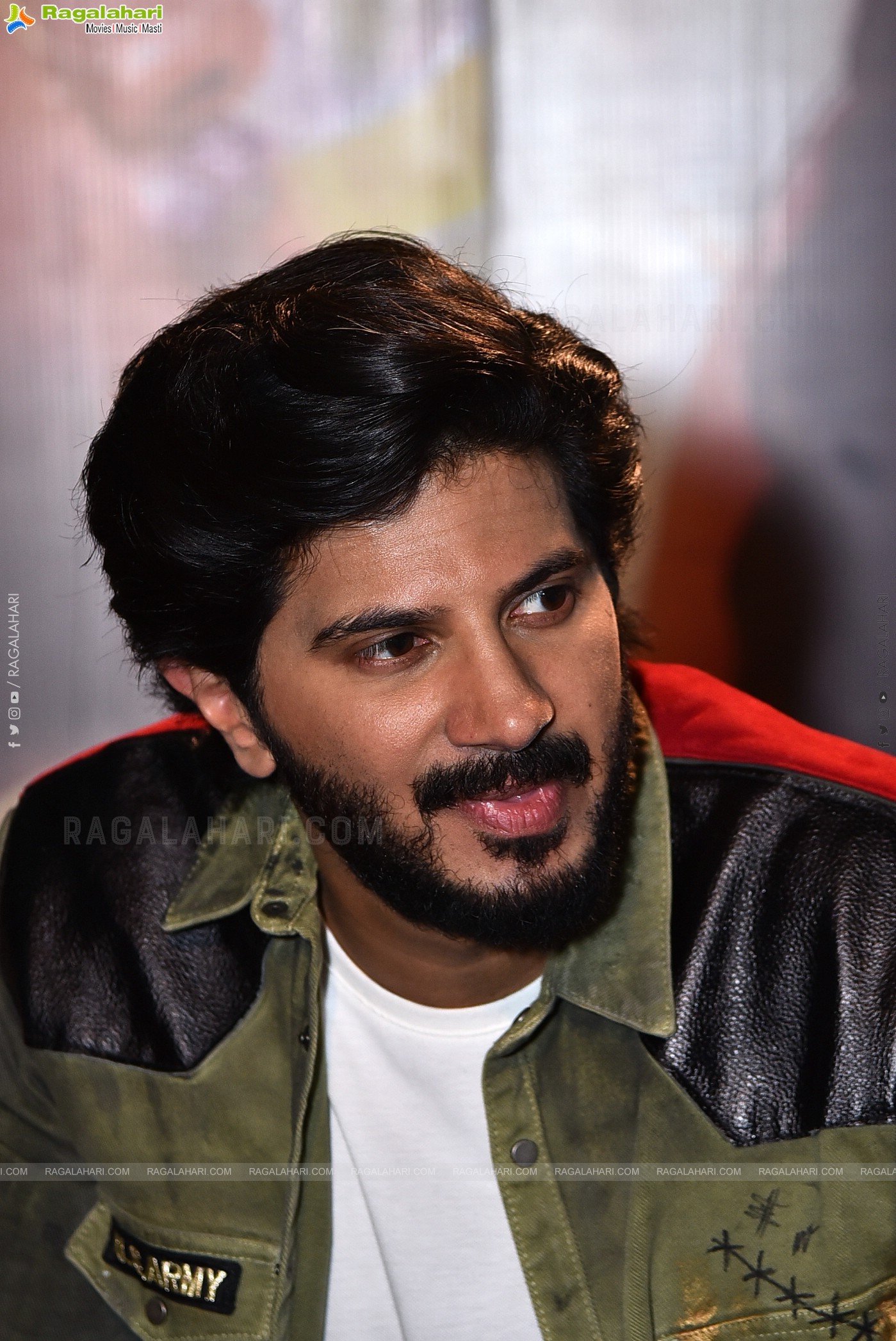 Dulquer Salmaan at Sita Ramam Interview, HD Photo Gallery