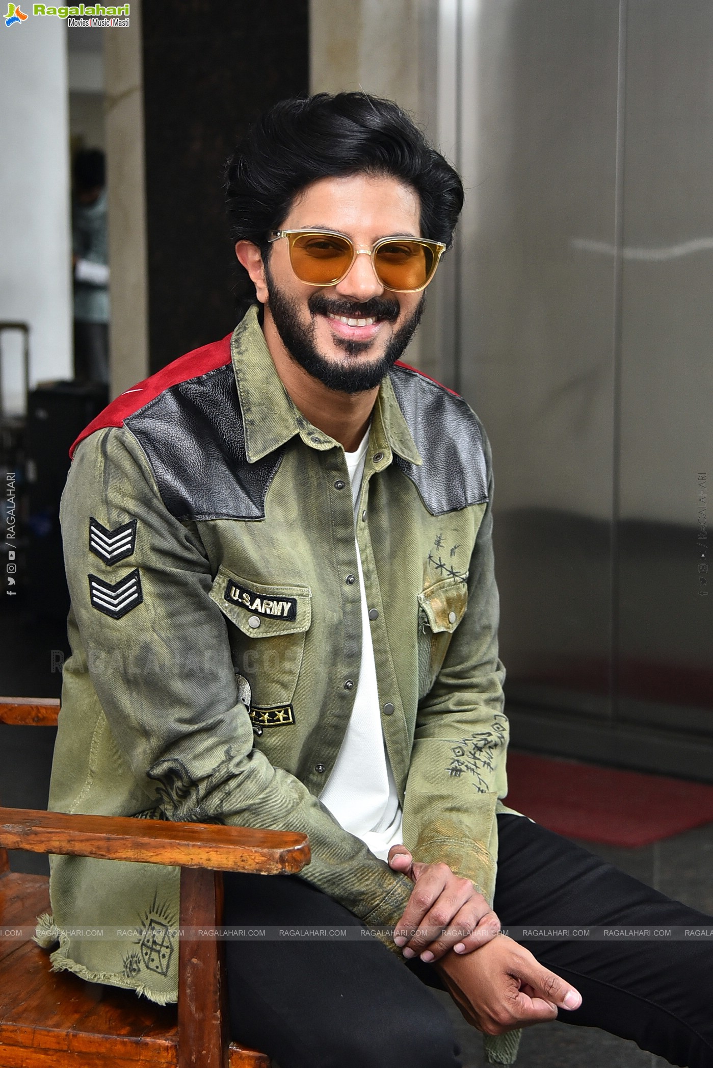 Dulquer Salmaan at Sita Ramam Interview, HD Photo Gallery