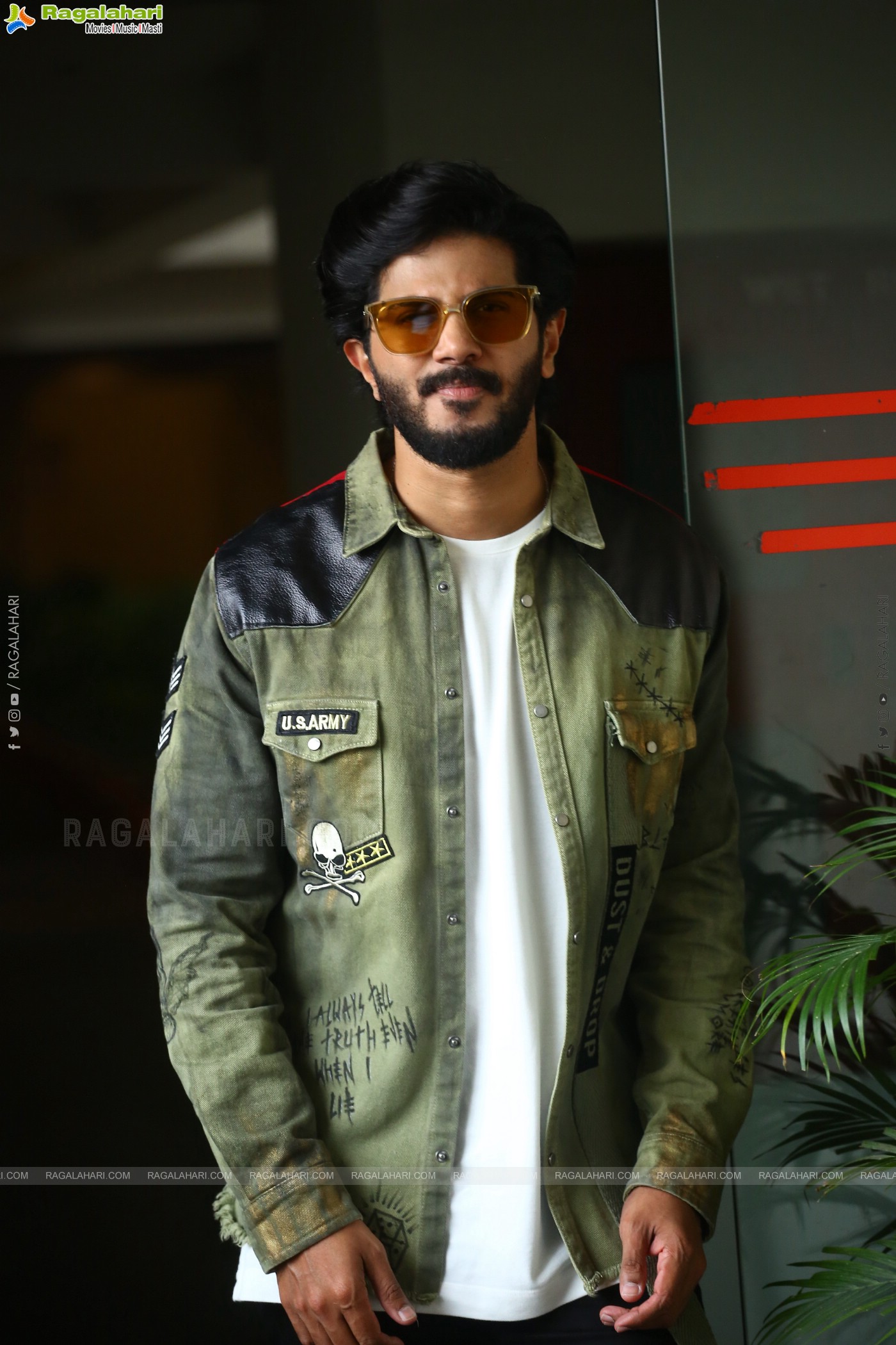 Dulquer Salmaan at Sita Ramam Interview, HD Photo Gallery