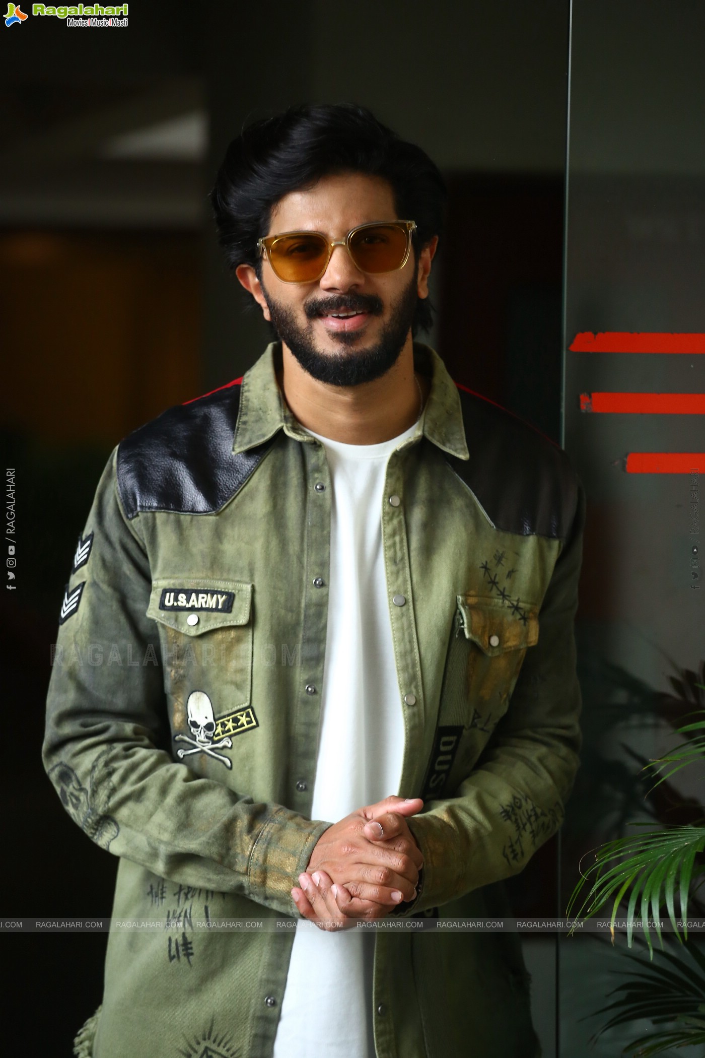 Dulquer Salmaan at Sita Ramam Interview, HD Photo Gallery