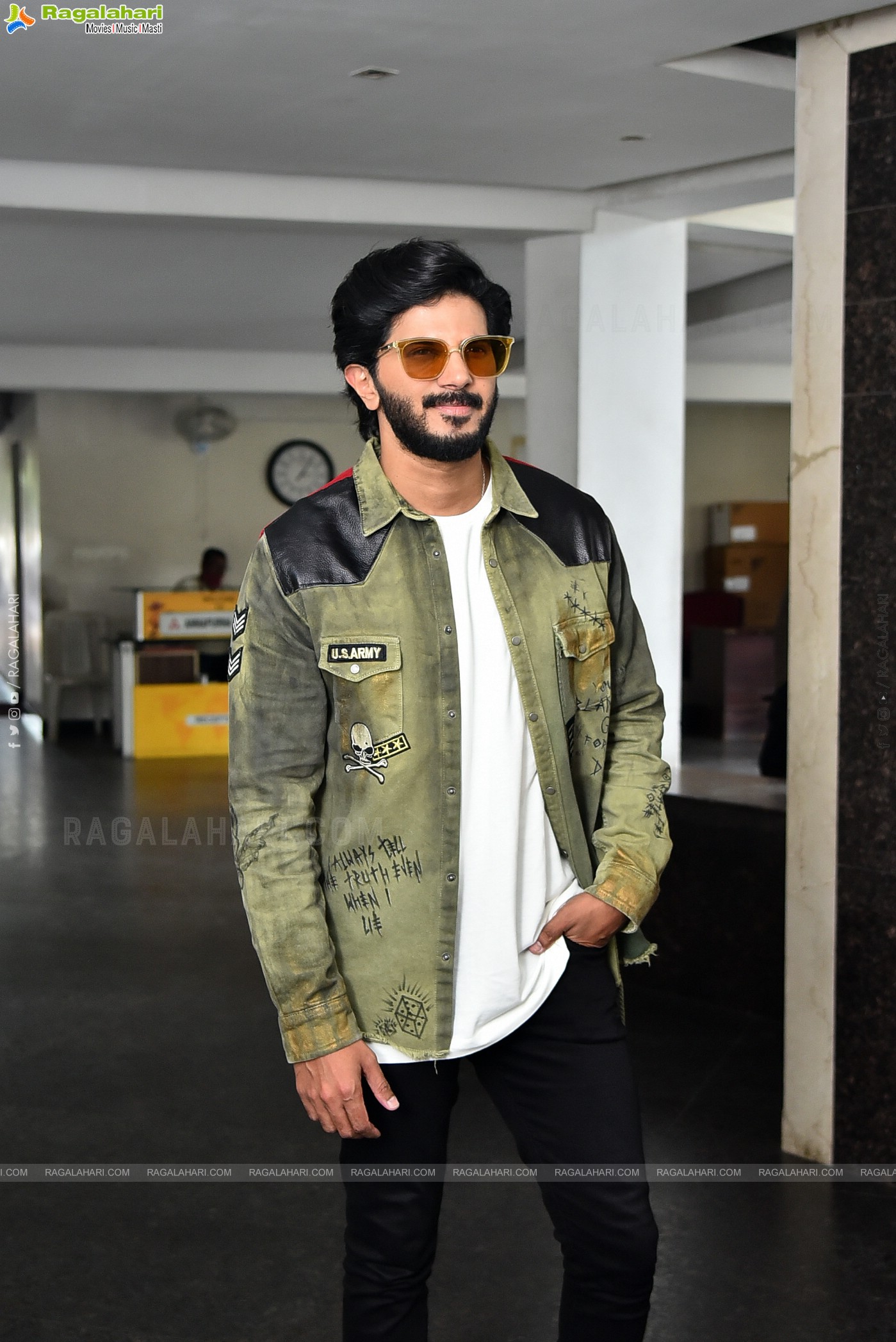 Dulquer Salmaan at Sita Ramam Interview, HD Photo Gallery