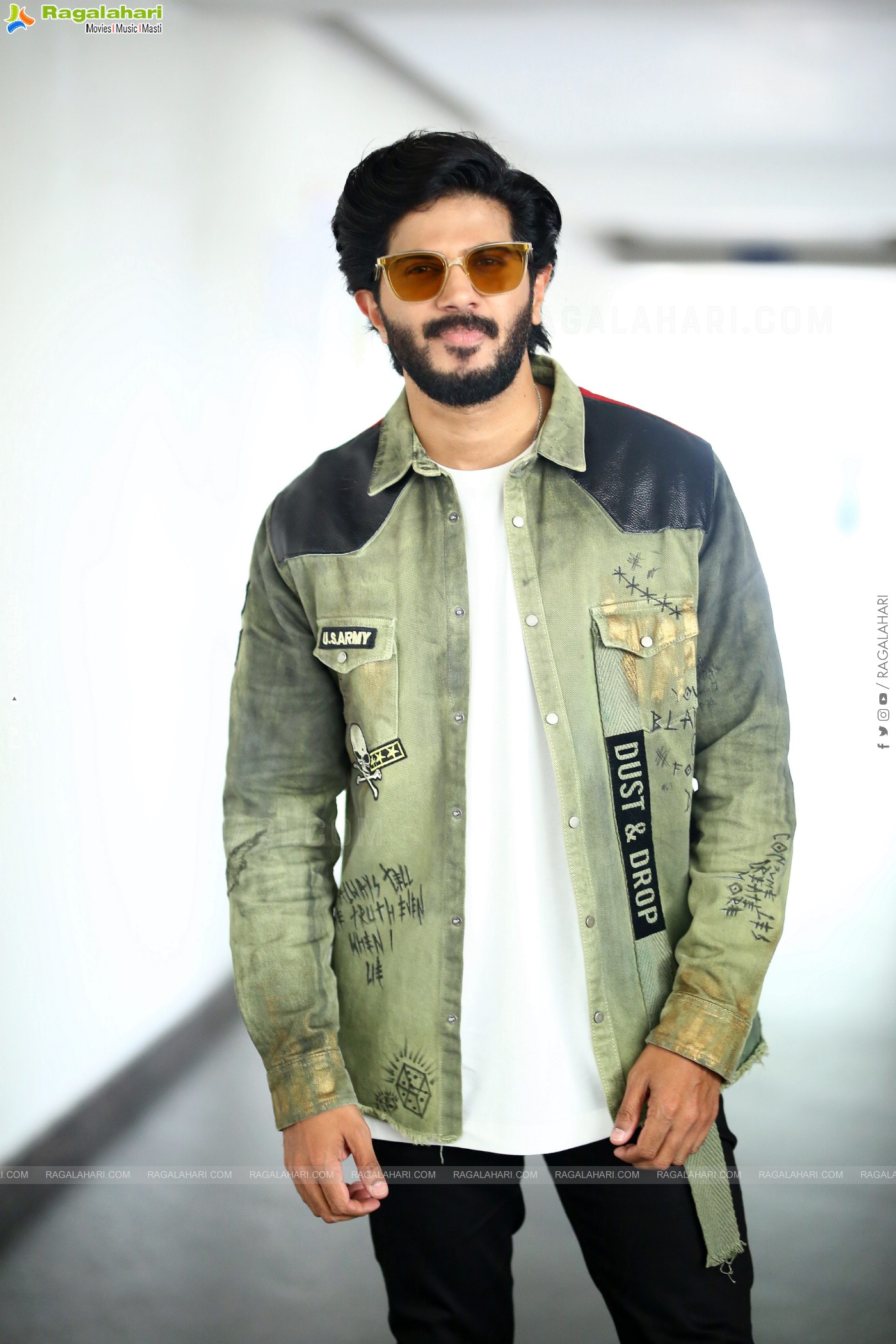 Dulquer Salmaan at Sita Ramam Interview, HD Photo Gallery