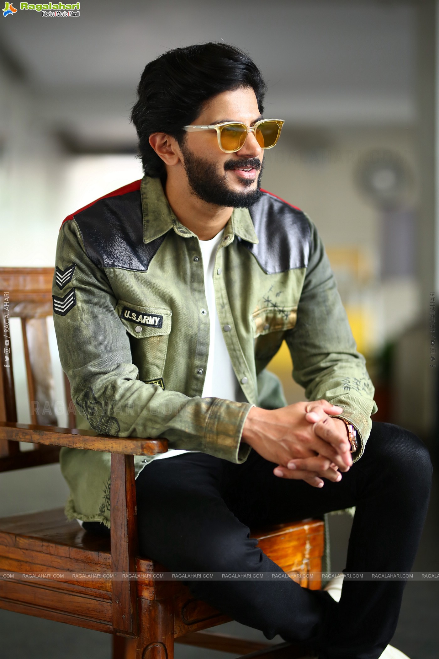 Dulquer Salmaan at Sita Ramam Interview, HD Photo Gallery