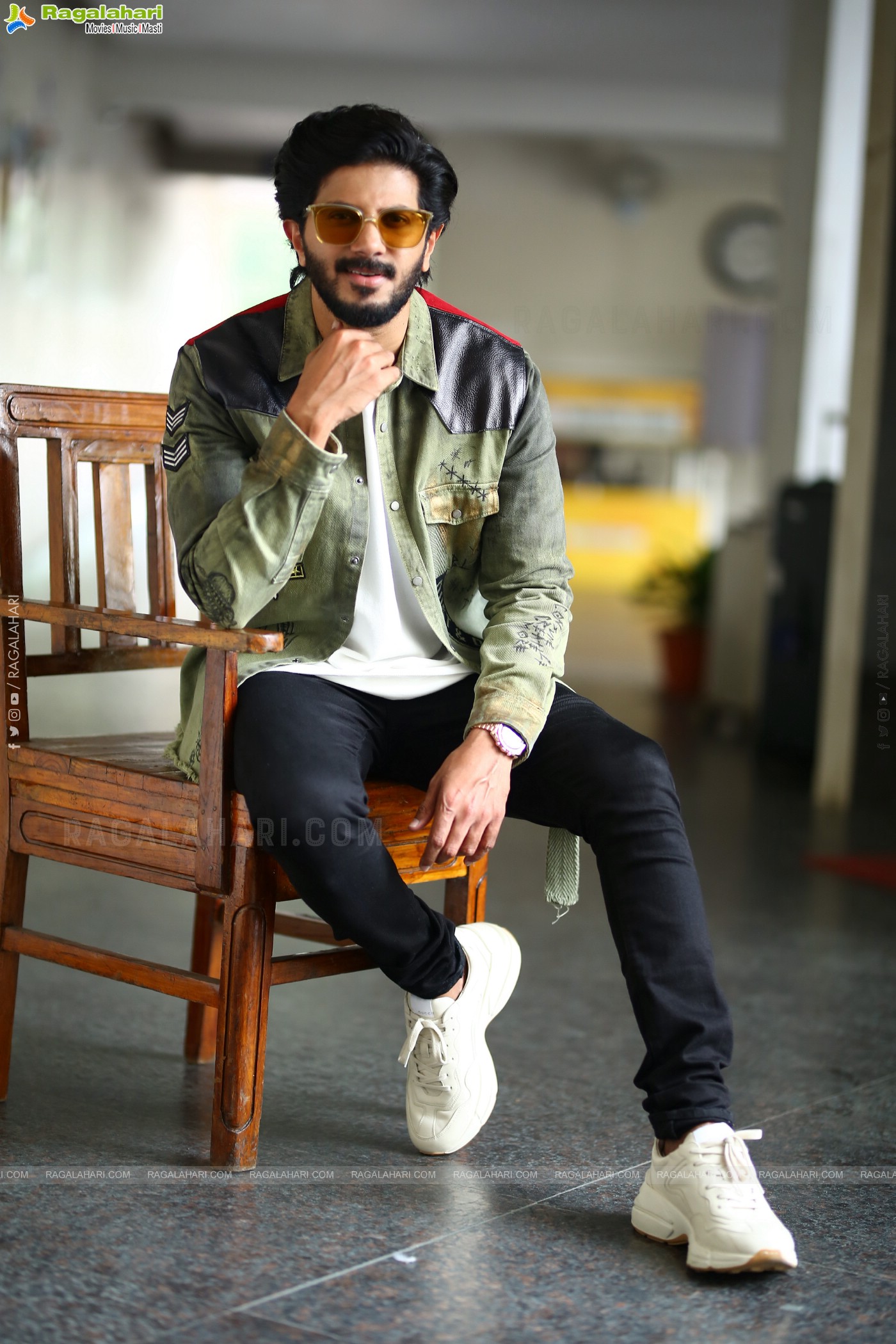 Dulquer Salmaan at Sita Ramam Interview, HD Photo Gallery