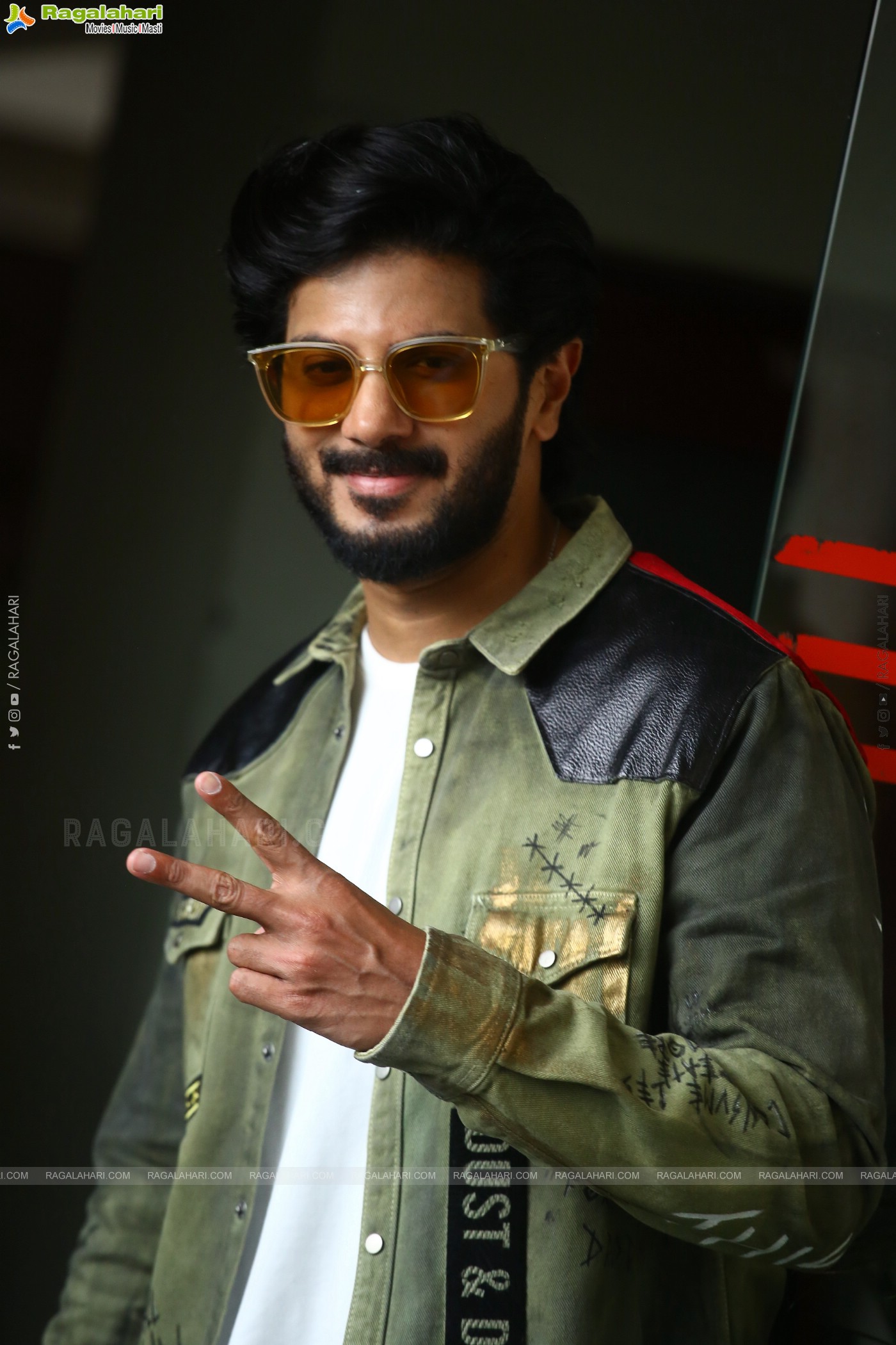 Dulquer Salmaan at Sita Ramam Interview, HD Photo Gallery