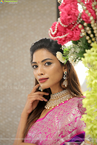 Harshini Balla Poses With Jewellery