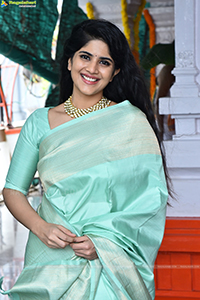 Megha Akash at Kanaka Durga Movie Opening