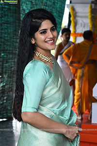 Megha Akash at Kanaka Durga Movie Opening