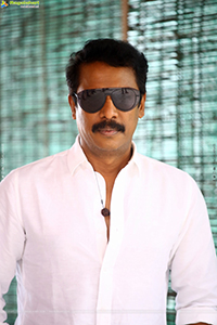 Samuthirakani at Macharla Niyojakavargam Interview