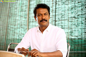 Samuthirakani at Macharla Niyojakavargam Interview