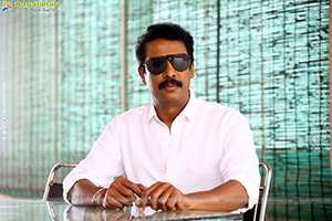 Samuthirakani at Macharla Niyojakavargam Interview