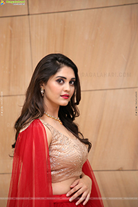 Surbhi Purnik in Red Lehenga Choli