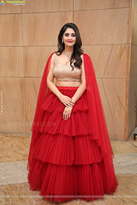 Surbhi Purnik in Red Lehenga Choli