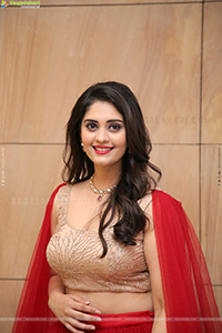 Surbhi Purnik in Red Lehenga Choli