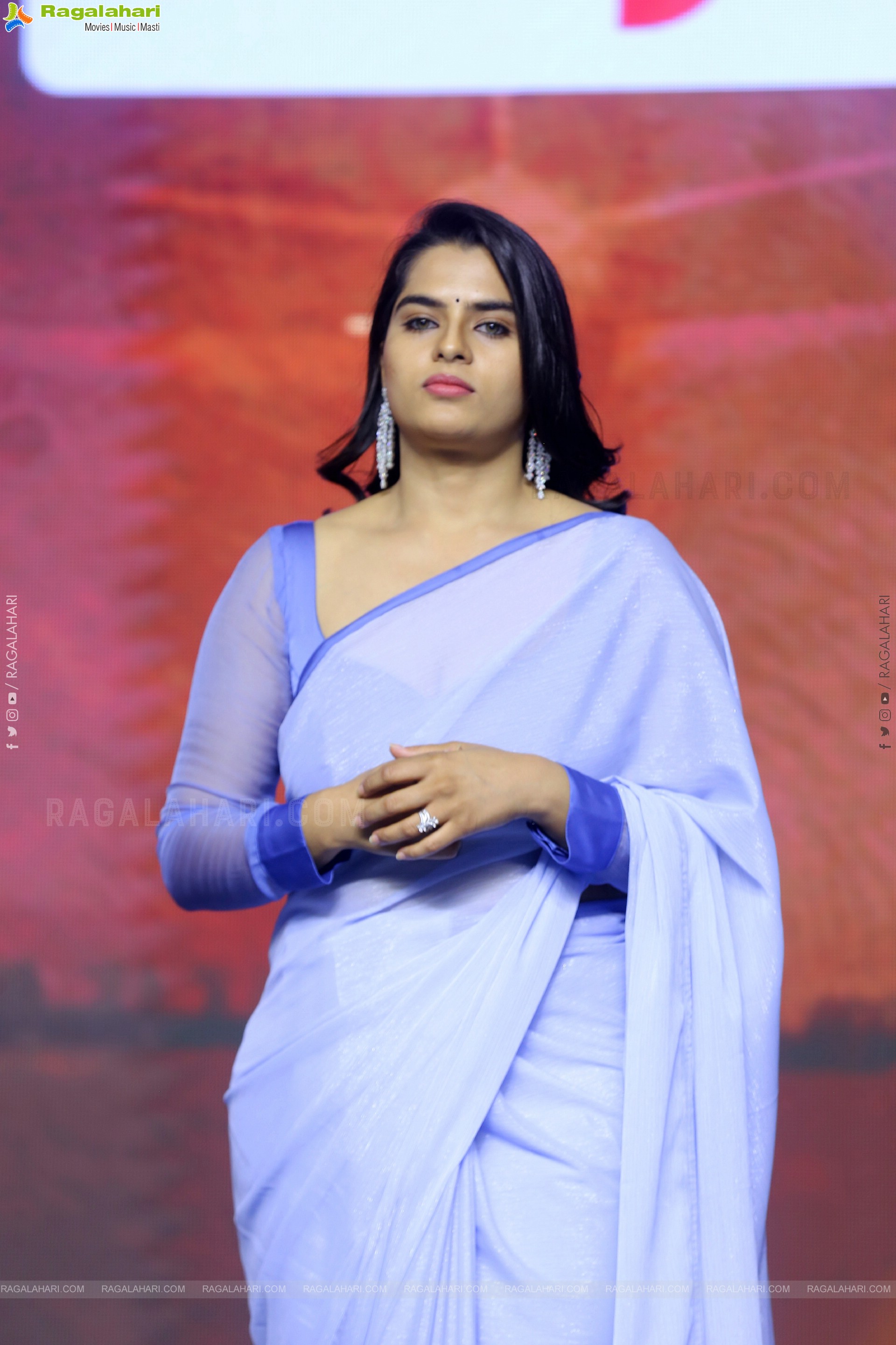 Kavya Kalyanram at Ustaad Pre Release Event, HD Gallery