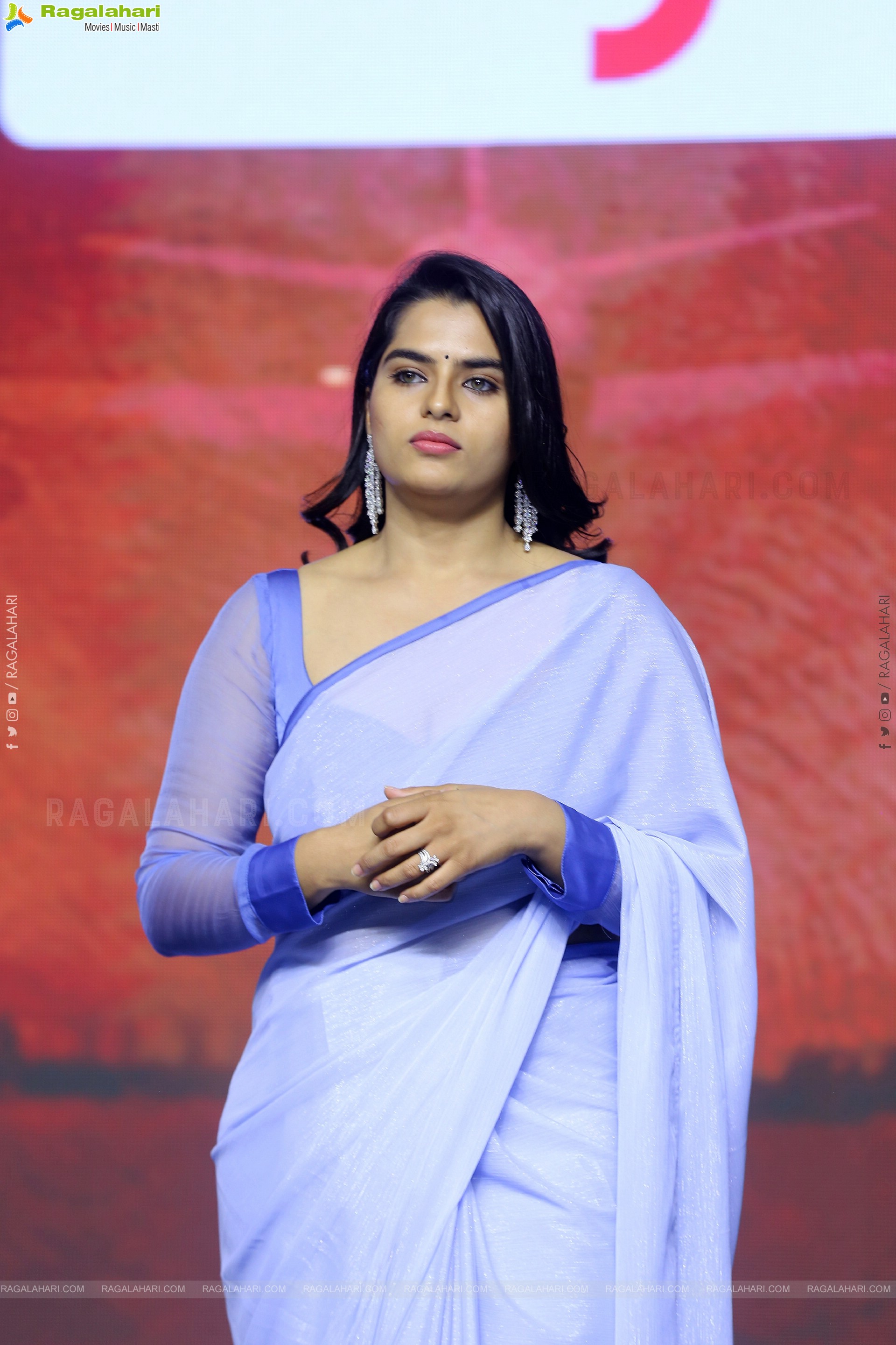 Kavya Kalyanram at Ustaad Pre Release Event, HD Gallery