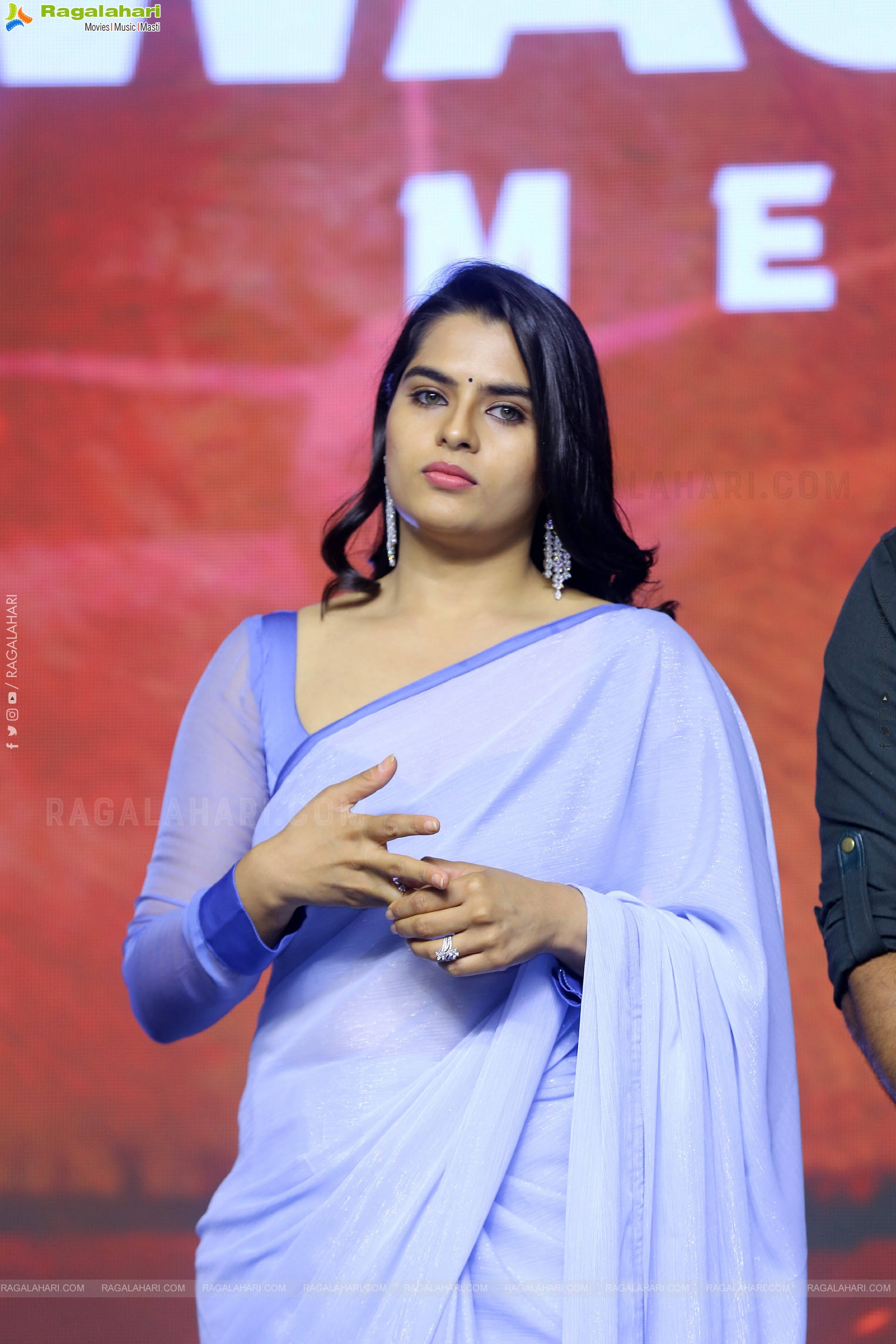 Kavya Kalyanram at Ustaad Pre Release Event, HD Gallery