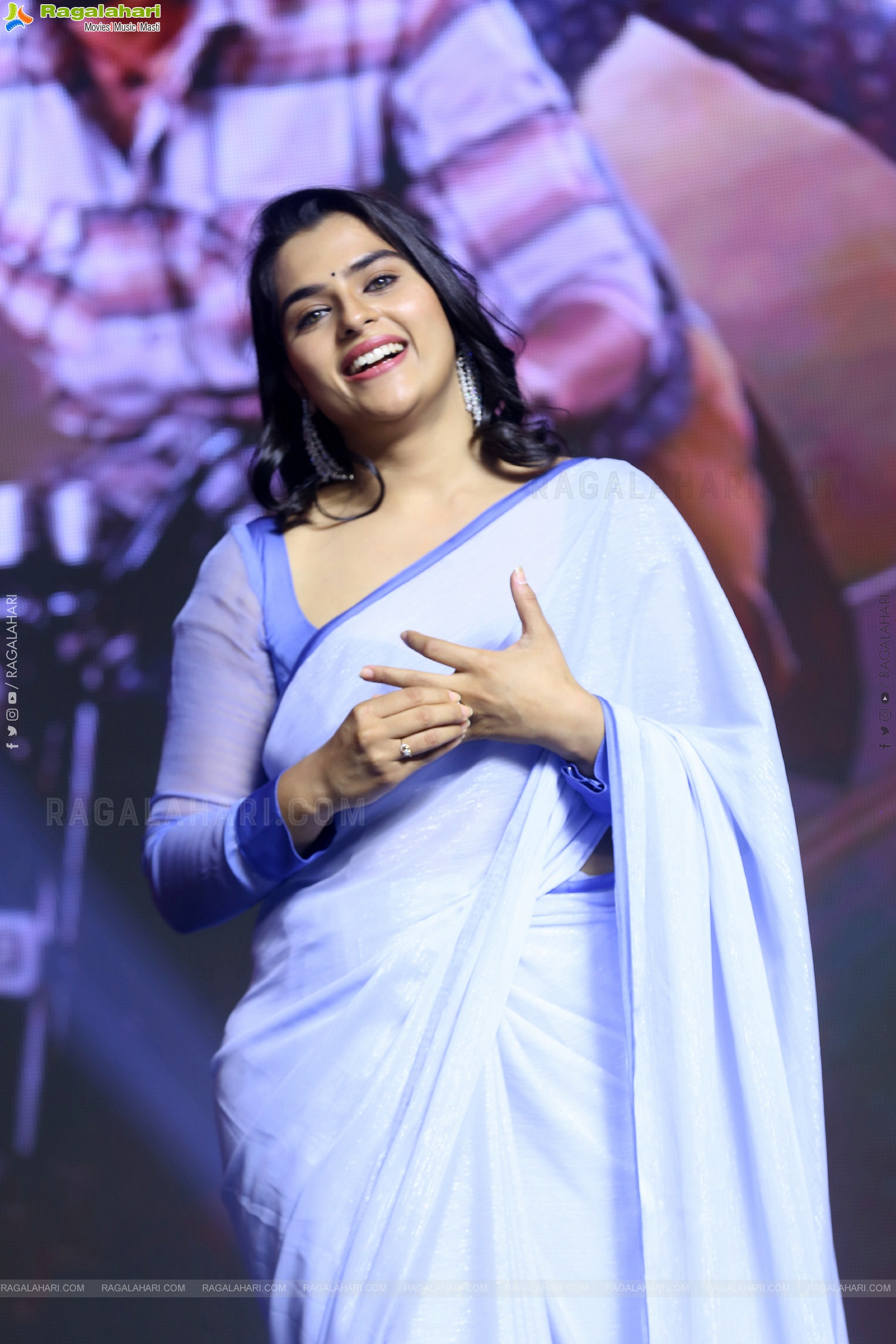 Kavya Kalyanram at Ustaad Pre Release Event, HD Gallery