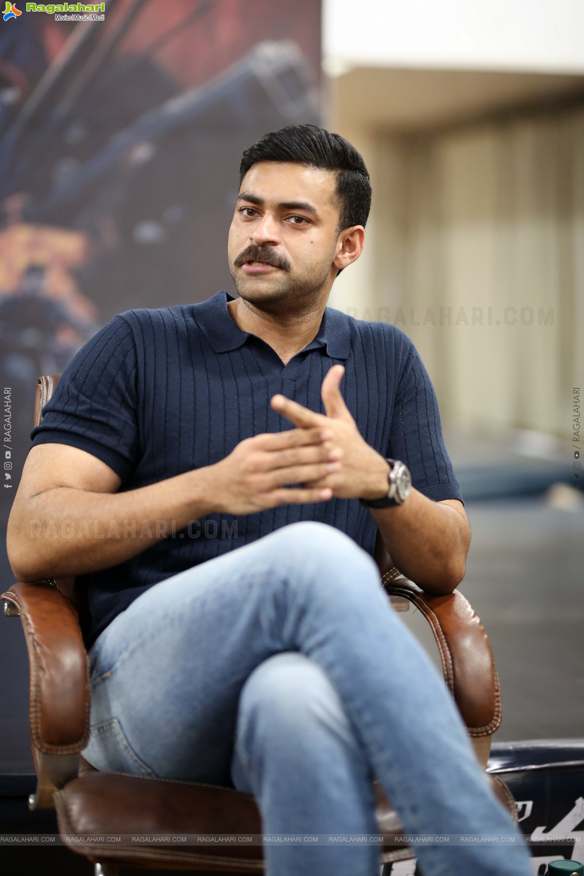 Varun Tej at Gandeevadhari Arjuna Interview, HD Gallery