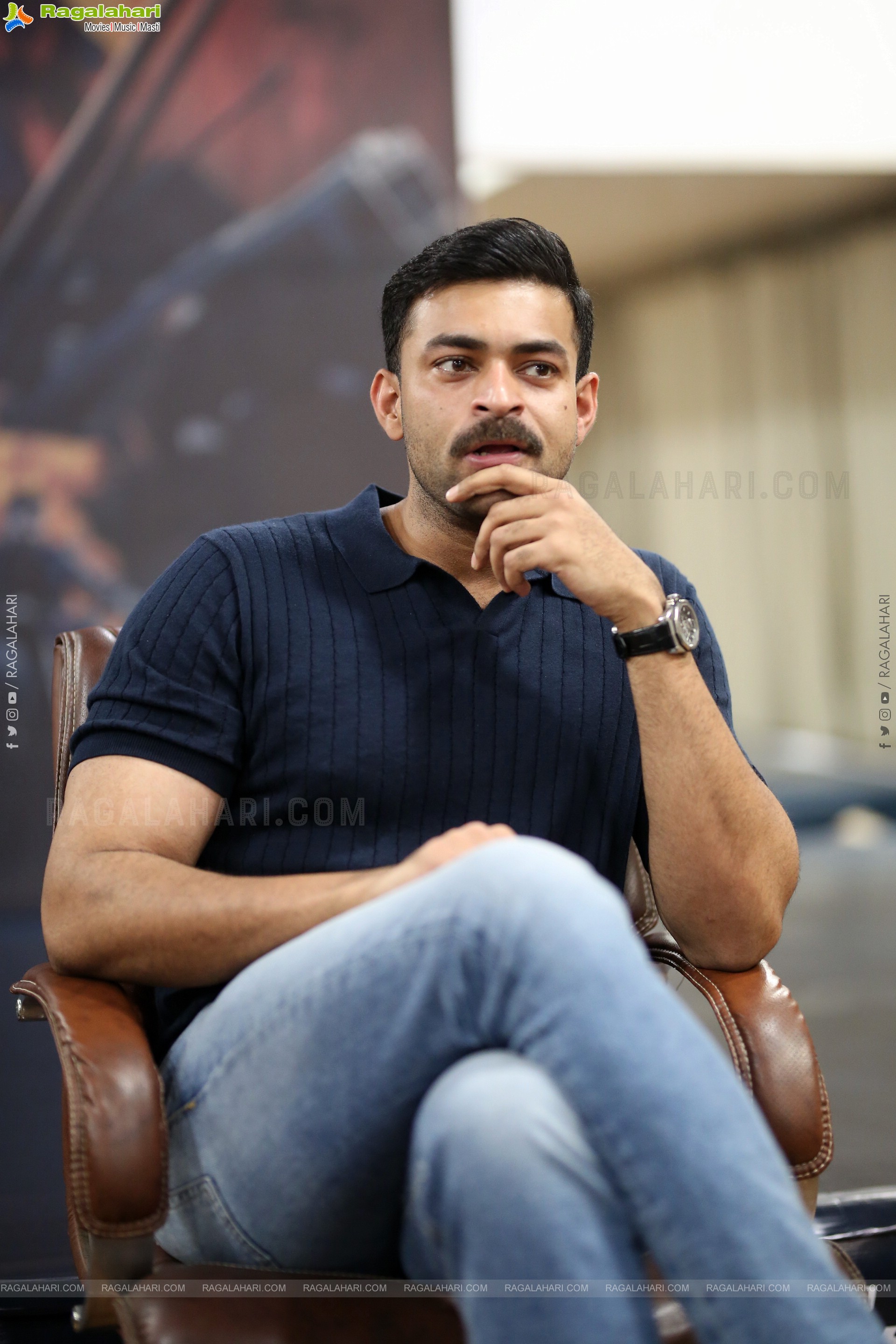 Varun Tej at Gandeevadhari Arjuna Interview, HD Gallery