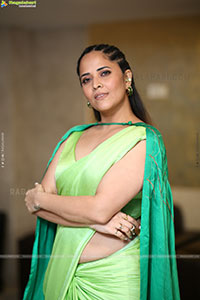 Anasuya at Simbaa Pre Release Event, HD Gallery 