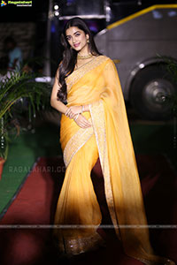 Bhagyashri Borse at Mr. Bachchan Pre Release Event