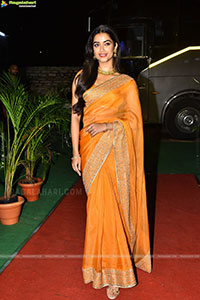 Bhagyashri Borse at Mr. Bachchan Pre Release Event