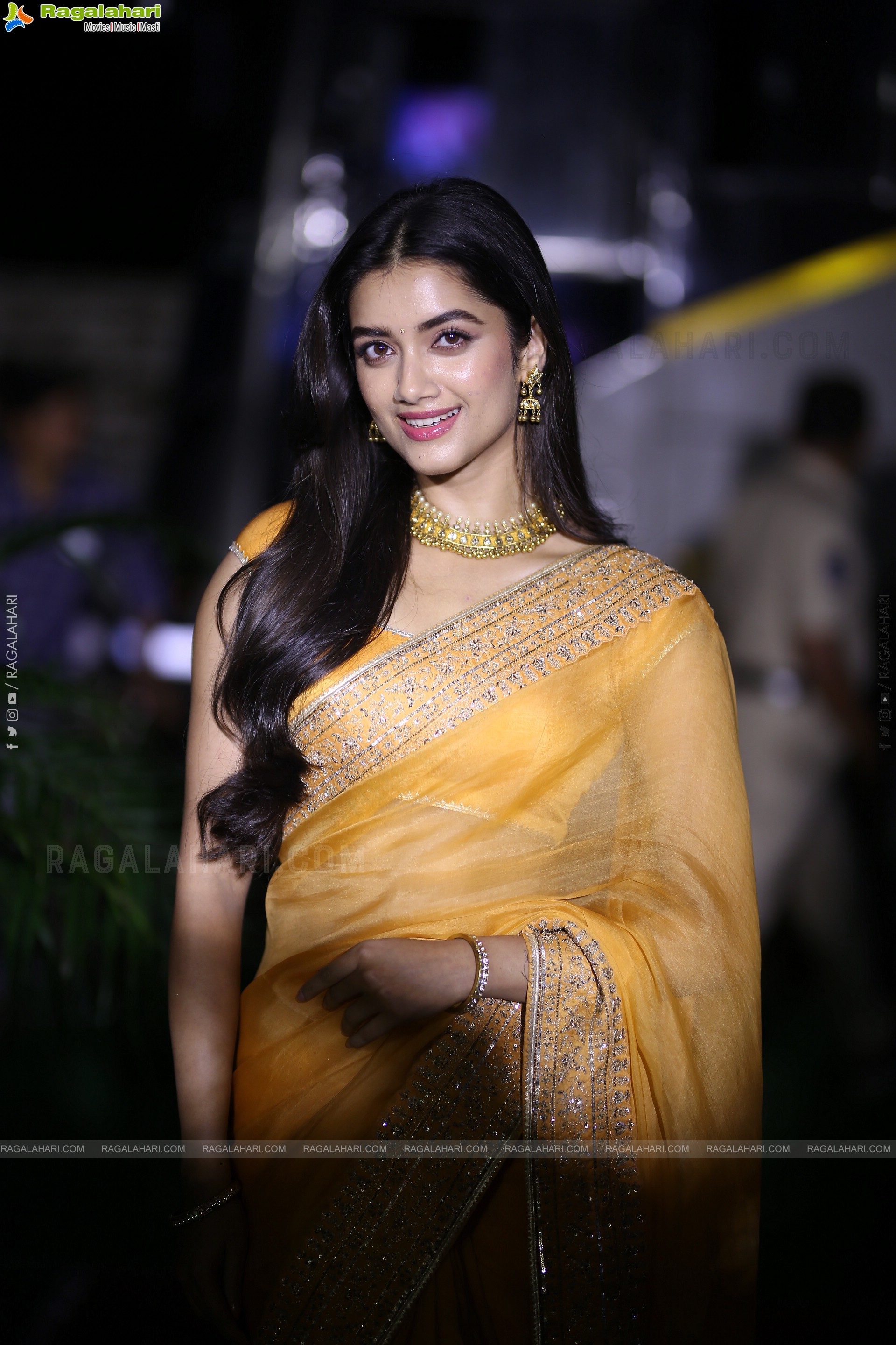 Bhagyashri Borse at Mr. Bachchan Pre Release Event, HD Gallery