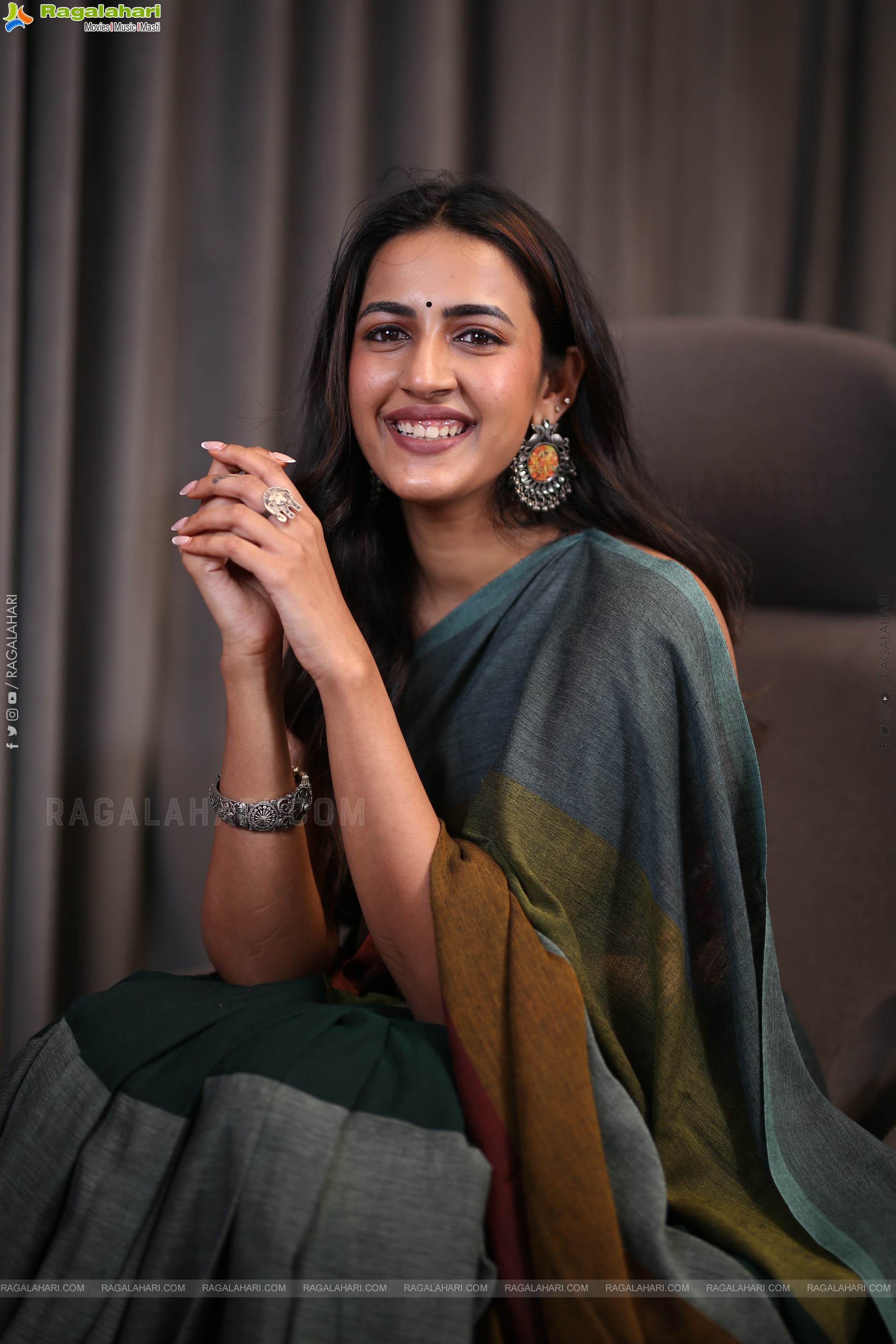 Niharika Konidela at Committee Kurrollu Interview, HD Gallery