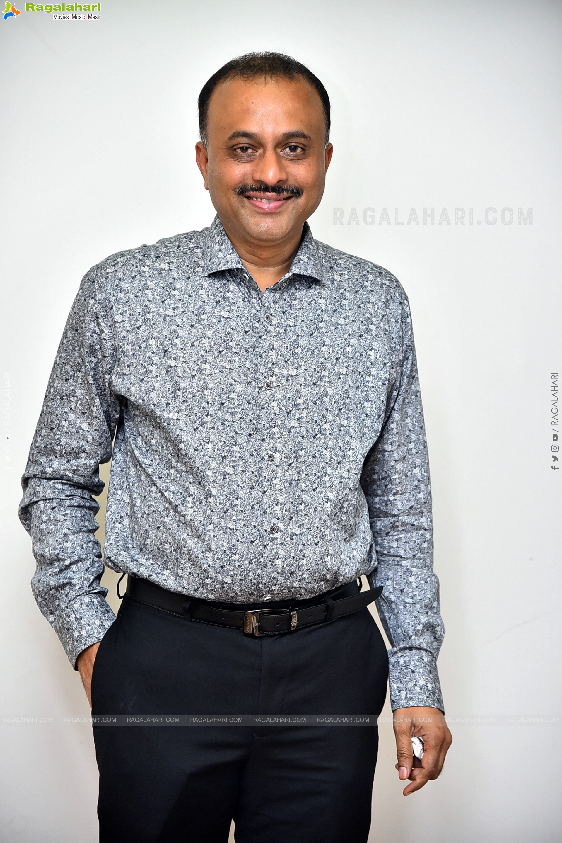 Producer TG Vishwa Prasad at Mr. Bachchan Interview, HD Gallery