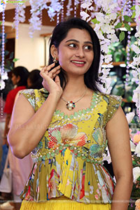 Bhavishya Latest stills in Green Designer Dress