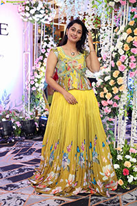 Bhavishya Latest stills in Green Designer Dress