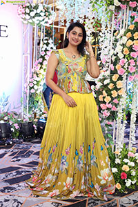 Bhavishya Latest stills in Green Designer Dress