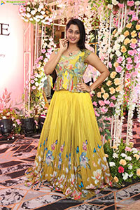 Bhavishya Latest stills in Green Designer Dress