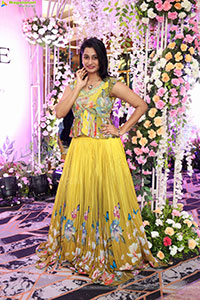 Bhavishya Latest stills in Green Designer Dress